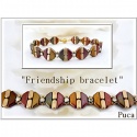 Pattern Puca Bracelet Friendship uses Tinos Ios Foc with bead purchase